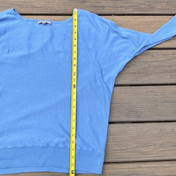 Gap Periwinkle Drop Shoulder Lightweight Sweater - Picture 8 of 13